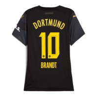 Borussia Dortmund Julian Brandt #10 Fußballbekleidung Auswärtstrikot Damen 2024-25 Kurzarm